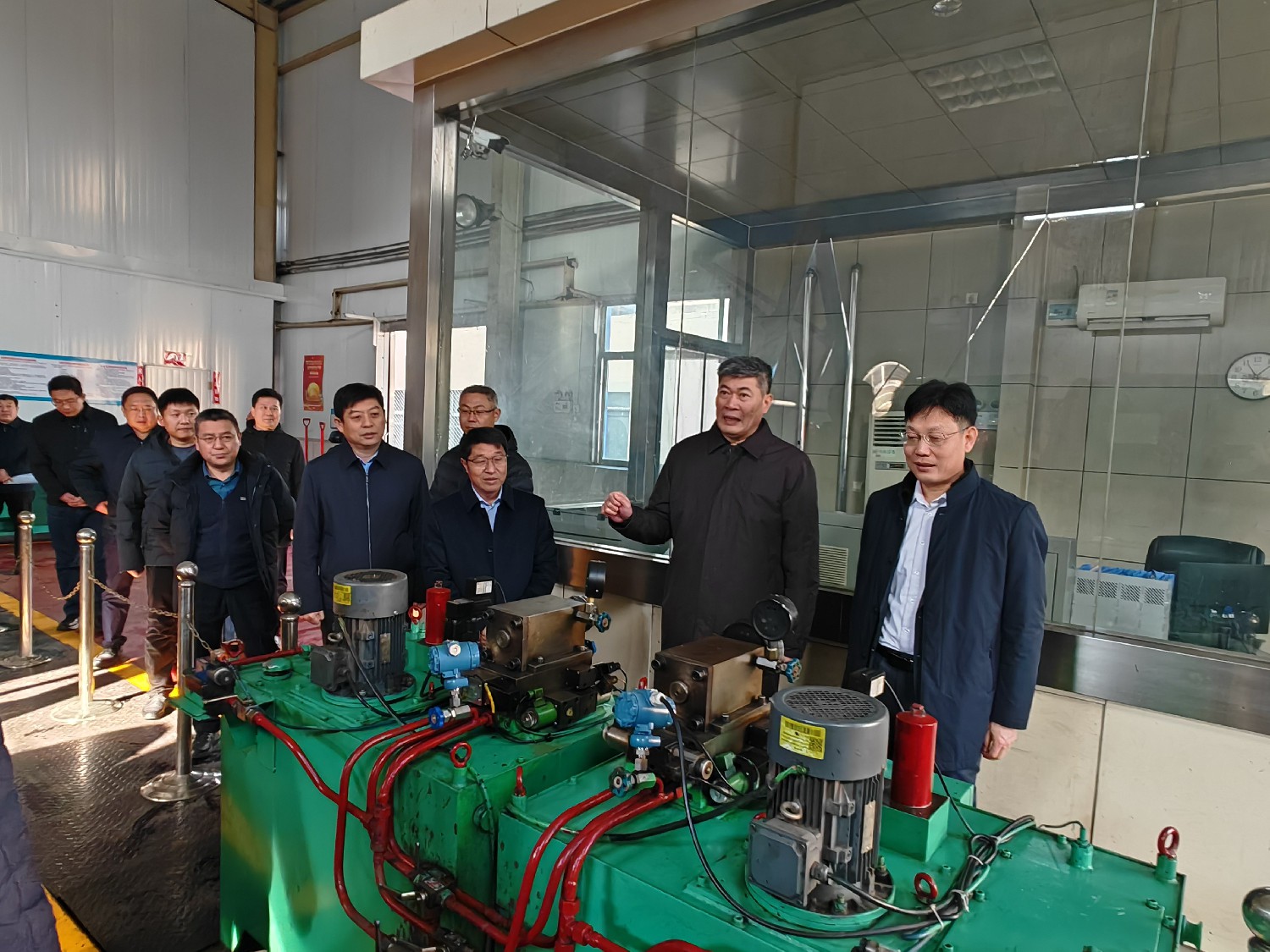 魏鋒到辰龍集團督導安全生產工作